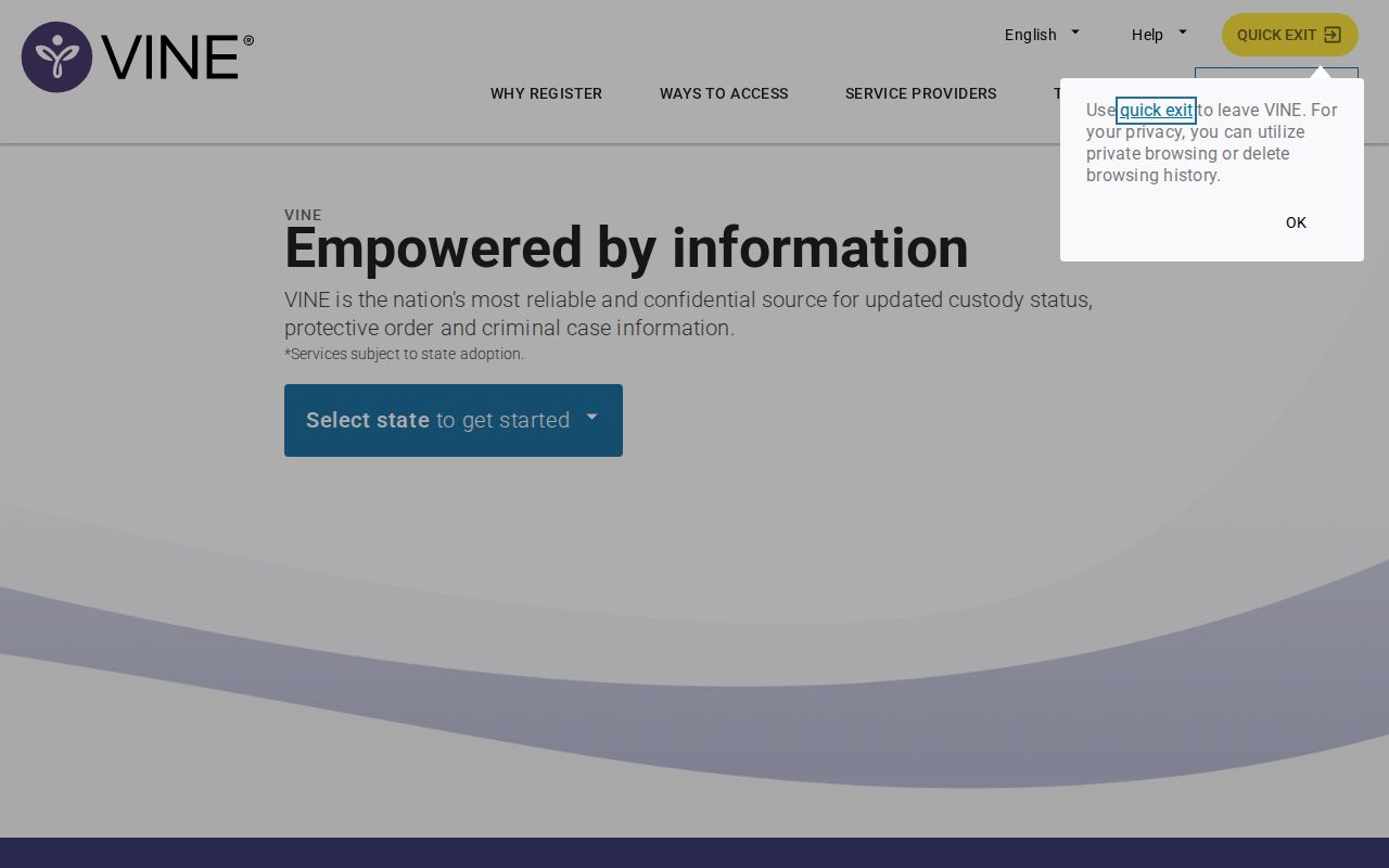 Richmond County VINELink inmate check and Virginia person search
